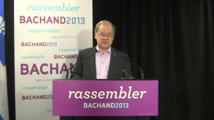 Pourquoi choisir Raymond Bachand