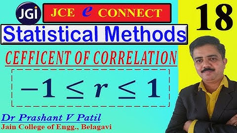 Correlatiecoëfficiënt is niet groter dan één |−𝟏≤𝒓≤𝟏 | Curve Fitting | 18mat41 | Dr Prashant Patil