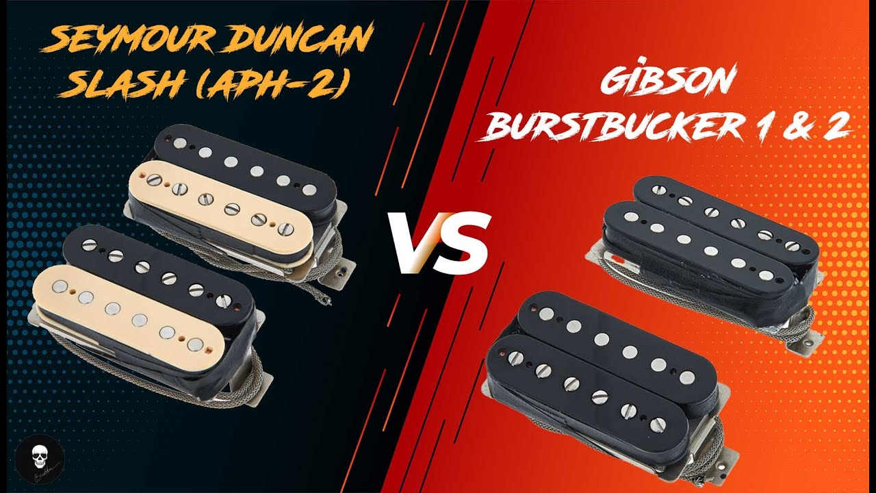 Gibson Burstbucker 1 2 Vs Seymour Duncan Slash Aph 2 Youtube