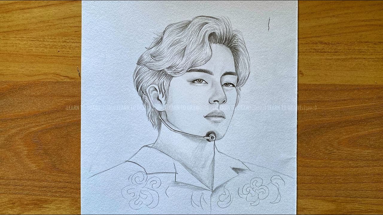 Pencil Sketch of BTS V Kim Taehyung How's it guys? 🤗 . . . #pencil #sketch  #sketching #sketches #pencilsketch #drawing #drawings #draw… | Instagram