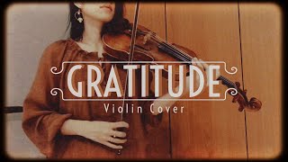 Video thumbnail of "Gratitude - Brandon Lake - Violin Cover"