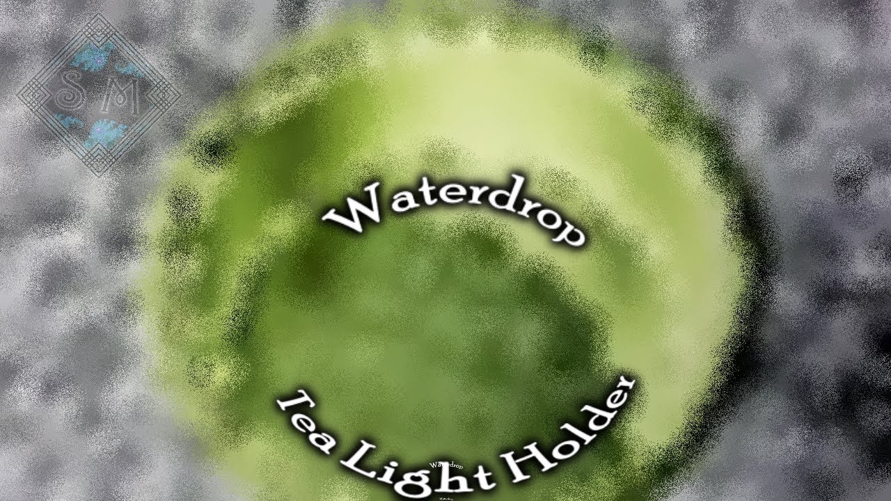Water Droplet Tea Light Holder YouTube