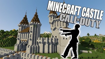 Minecraft Castle Zombies with Double Bosses (Call of Duty Zombies Map)