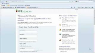 Celebrity Create a Wikispaces Account Profile