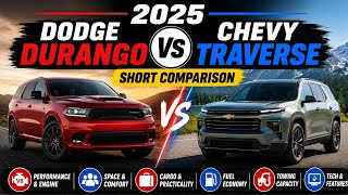 2025 Dodge Durango vs Chevy Traverse Short Comparison 