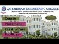 JAI SHRIRAM ENGINEERING COLLEGE#tiruppur#engineeringlife#campustour#studentlife#placements2026