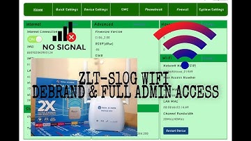 GLOBE HOME PREPAID WIFI ZLT-S10G - Firmware 2.00 DEBRANDED & Unlocked | FULL ADMIN ACCESS
