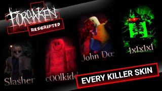 *OUTDATED* FORSAKEN RESCRIPT | Every killer skin showcase