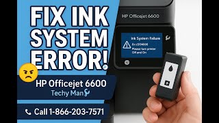 Famous Fix HP Officejet 6600 Ink System Error | Step-by-Step Troubleshooting Guide | Techy Man Profile