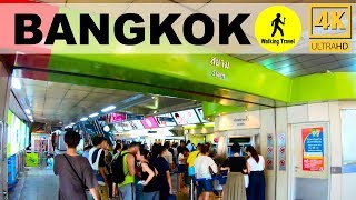 Walking Trips 2018 From Novotel Bangkok on Siam Square Hotel Go To Bts Skytrain Siam Thailand 4k