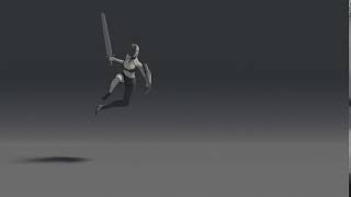 Sword fight combo animation