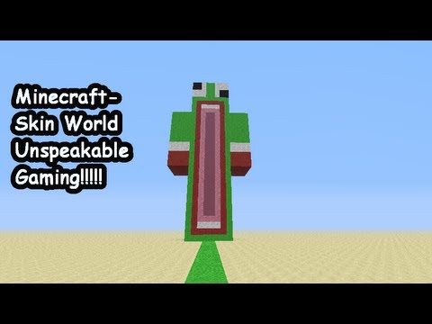 Minecraft Skin World Unspeakable Gaming Youtube