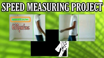 project python final year student | Speed tracker with opencv | realtime | fast and accurate