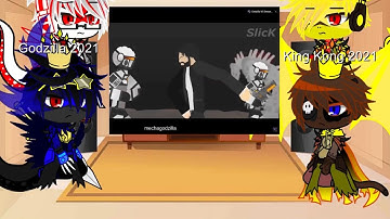 Godzilla,King Kong, mechagodzilla and king ghidorah react to mechagodzilla but it’s low budget