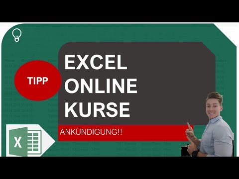 Ankündigung I Excel Online Kurs mit Zertifikat I Excelpedia
