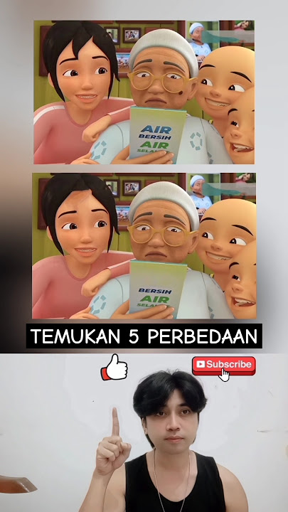 🖼️ Temukan Perbedaan di Gambar Upin ipin #shorts