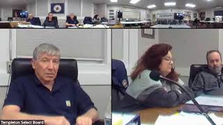 Templeton Select Board Meeting of April 30, 2026