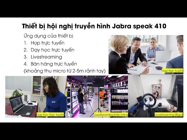 Khuyến mại đặc biệt (flash sale) thiết bị họp trực tuyến Jabra speak 410