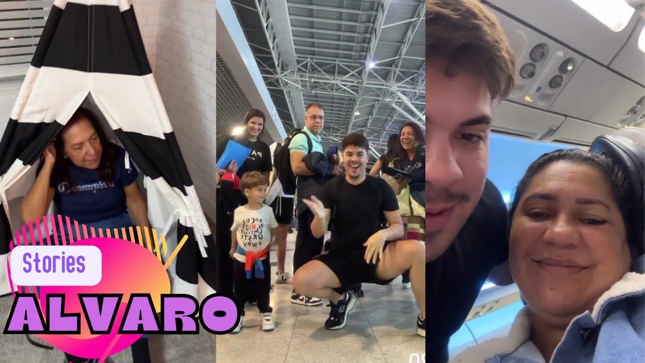 ALVARO LEVA SUA FAMÍLIA PARA ORLANDO • TOUR PELA CASA |STORIES ALVARO
