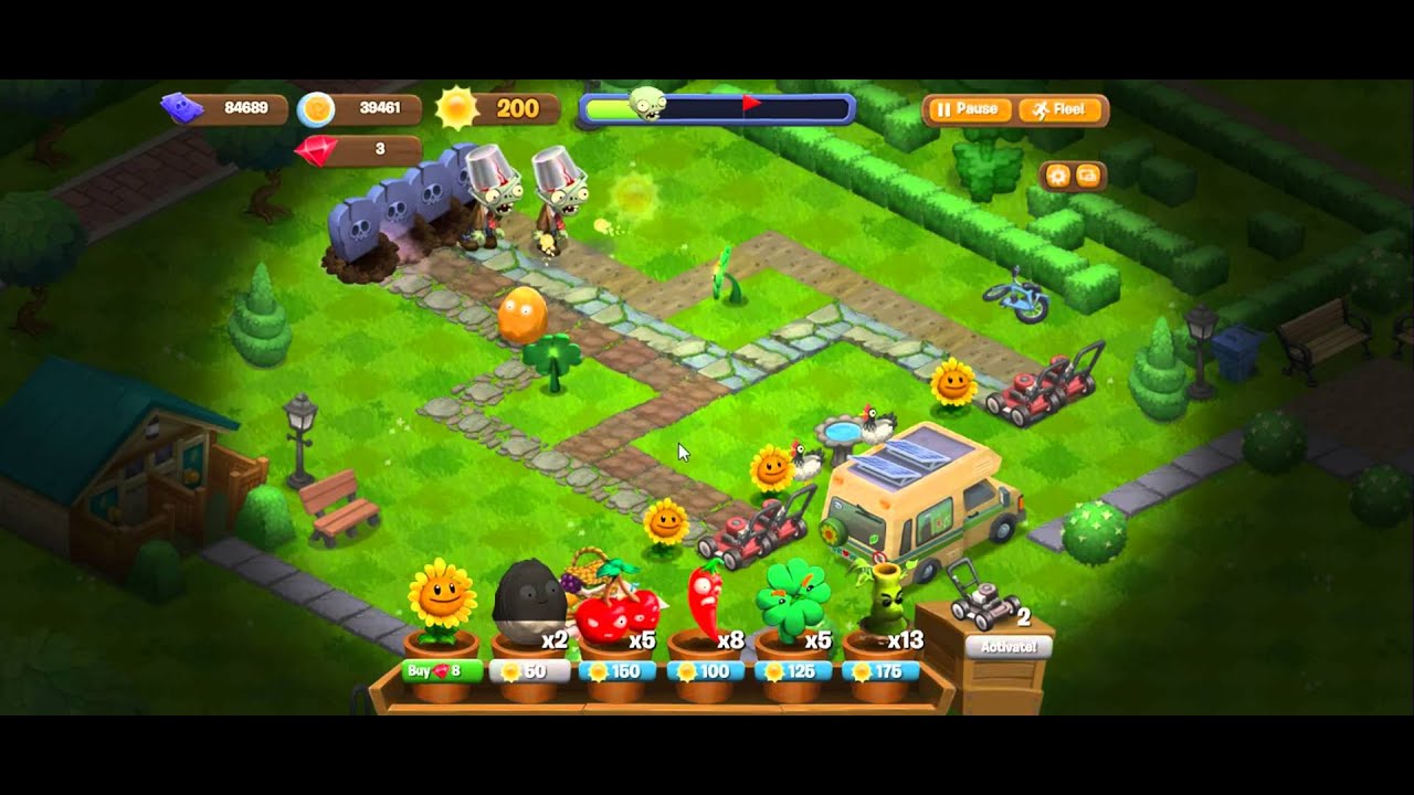 Plants vs. Zombies Adventures Level 10-19 - Facebook - YouTube