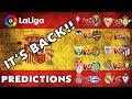 My La Liga Predictions Week 27
