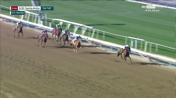 FRANKIE DETTORI does it again! Country Grammer strikes in the San Antonio Stakes at Santa Anita!