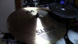 Quick Sabian Sound Check 10HH Splash, 18AA Fast Chinese, 20HHX Power Ride