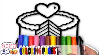 ( CAKE )🎂🖌️ Dive into Creativity with Our Birthday Cake Coloring Page! 🎨🎉 / Akn Kids House