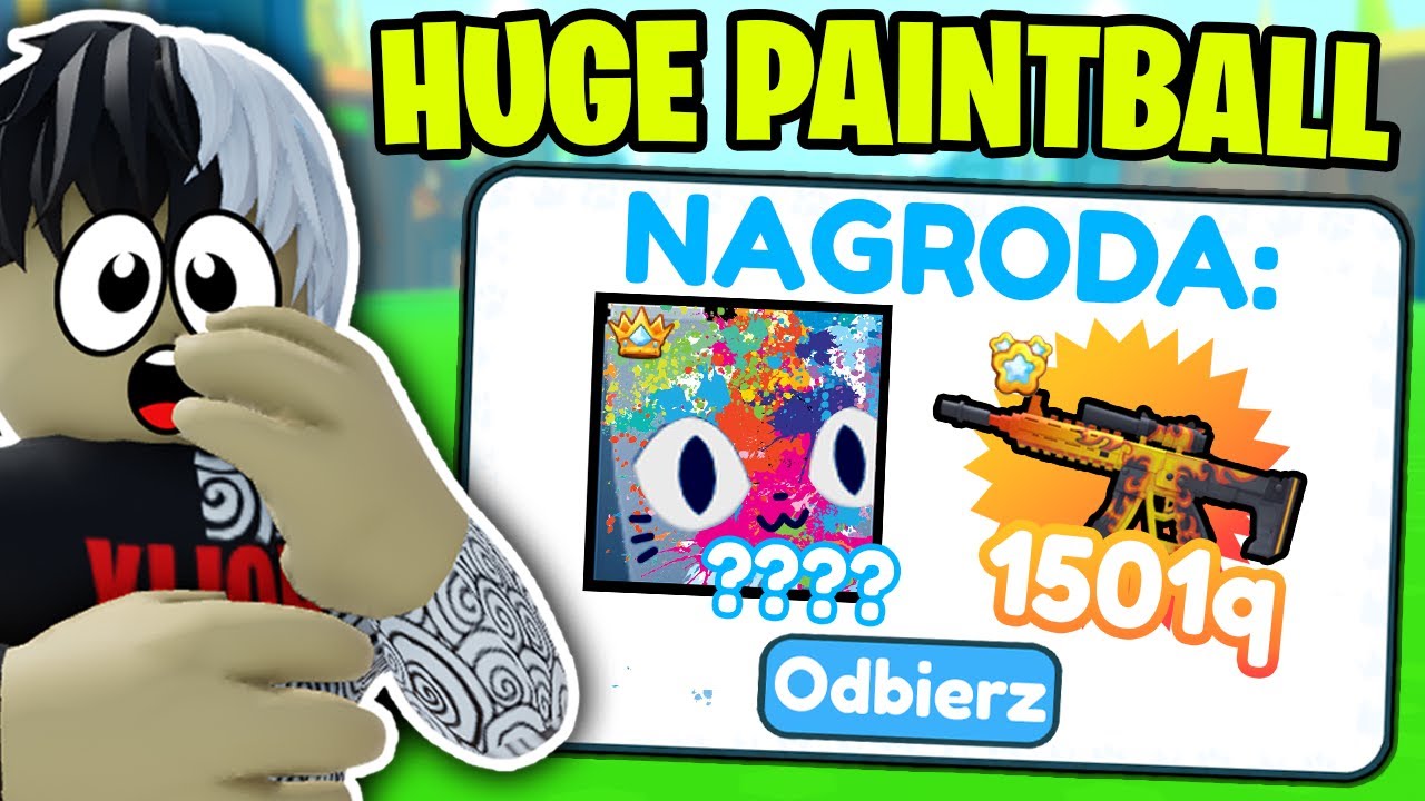 NOWY HUGE PAINTBALL CAT w PET SIMULATOR X YouTube