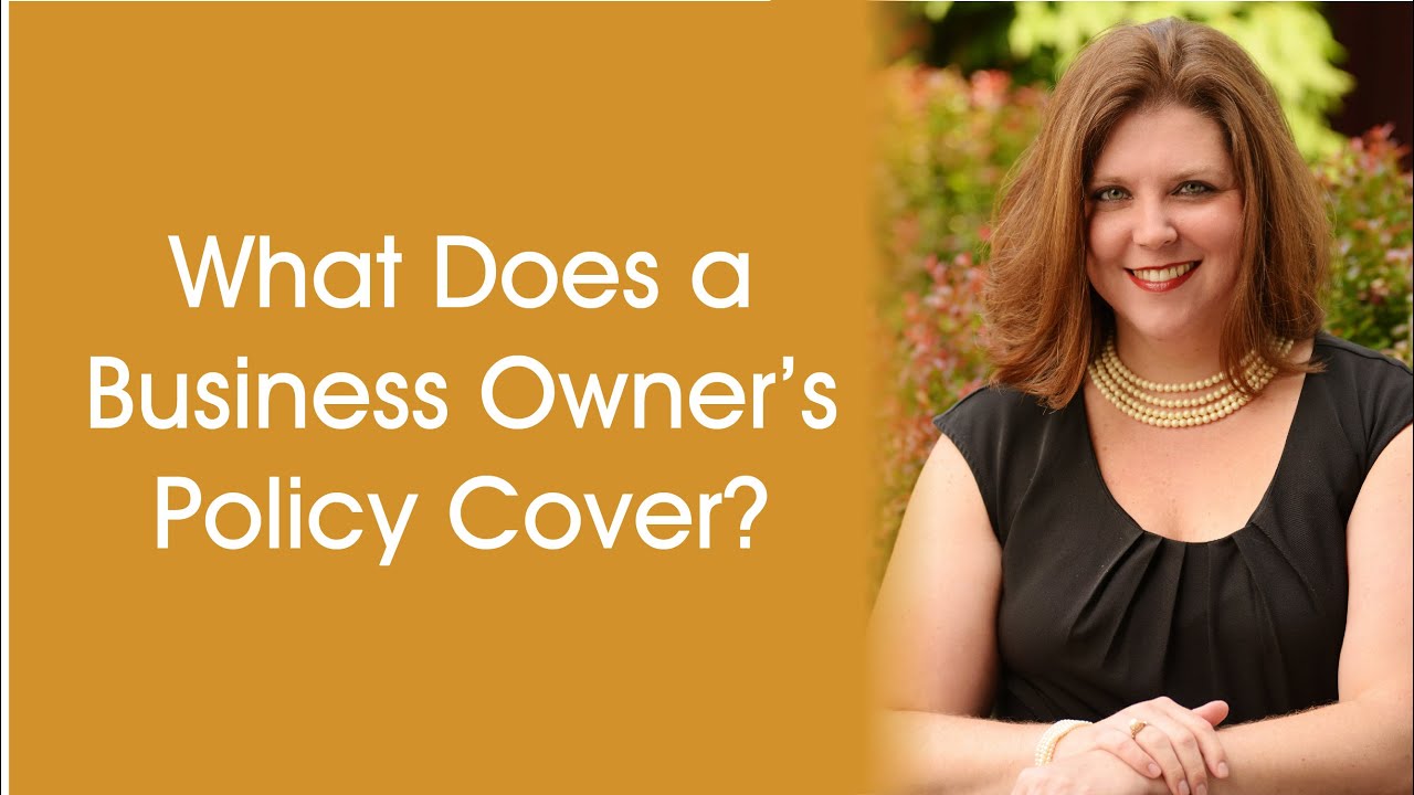 What does a business owner's policy cover?