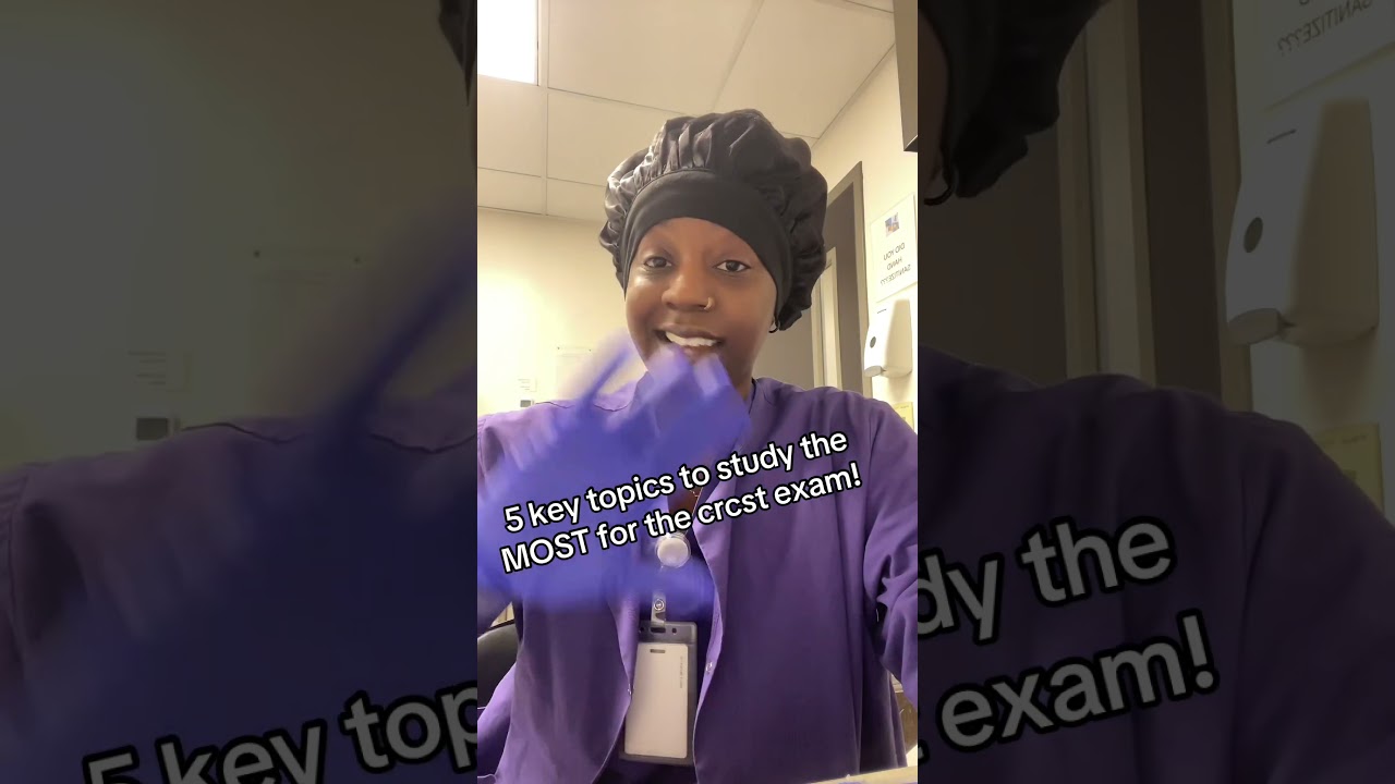 Изучите эти 5 тем, и вы гарантированно сдадите экзамен CRCST 🥰 
