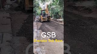 GSB Granular Sub Base  #gsb #roadconsturction #concreteroad
