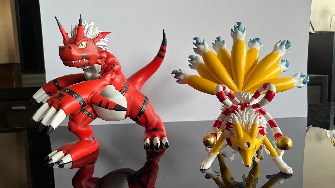 Kyubimon & Growlmon By Evo Studio - YouTube