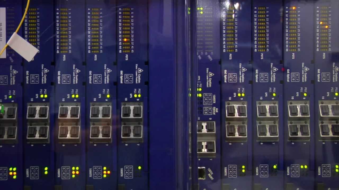 Server Racks Of Internet Provider - YouTube