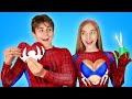 Богатая vs Бедная Супергерл Влюбилась в Популярного Спайдермена | Хороший vs Плохой Супергерой