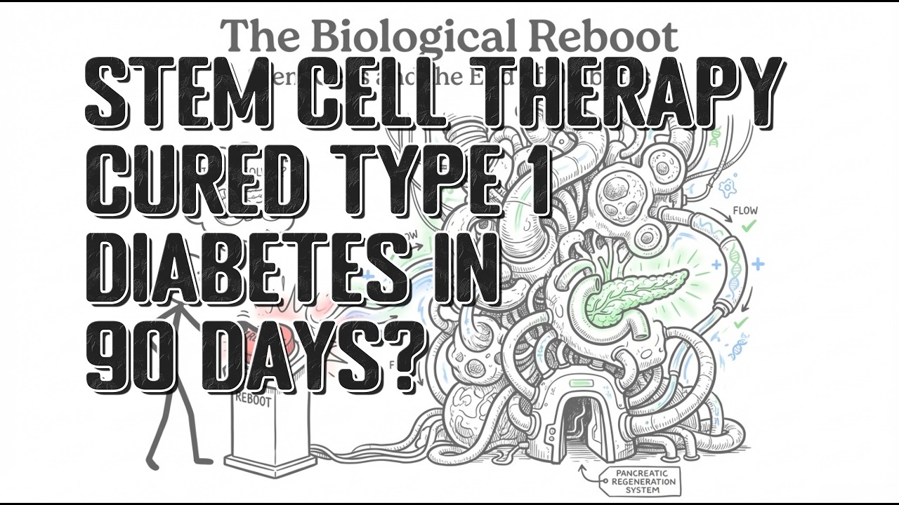 Stem Cell Therapy Cured Type 1 Diabetes in 90 Days? | The Biological Reboot & End of Insulin Shots