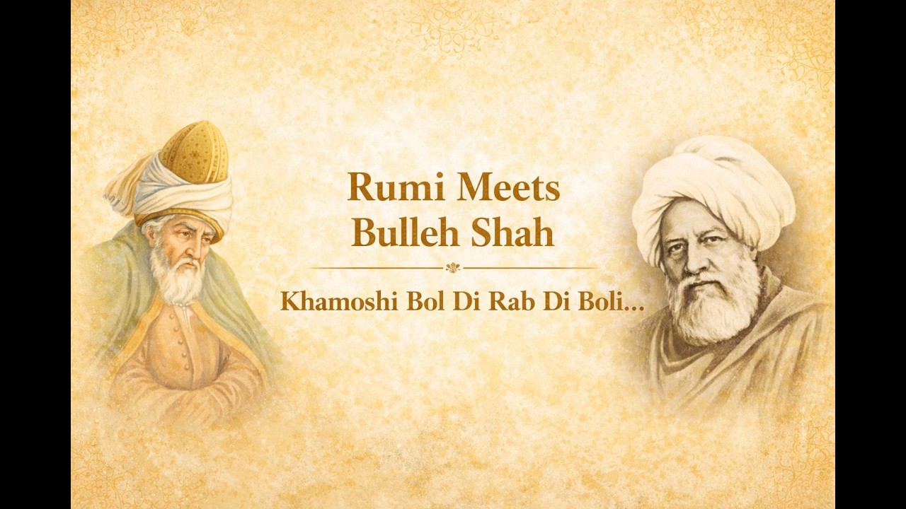 Rumi Meets Bulleh Shah — Silence Speaks | A Punjabi Sufi Adaptation
