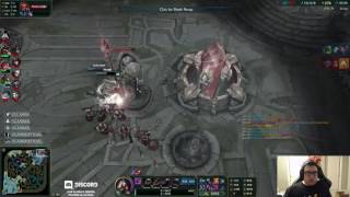 Scarra shows off his challenger mechanics escaping shaco clone