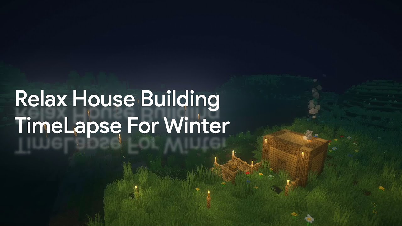 RELAX House Building TimeLapse For Winter | Banana Skin