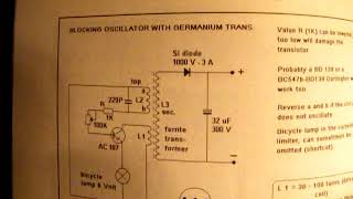 All Kinds Of Relaxation Blocking Oscillator Schematics For Higher Voltages