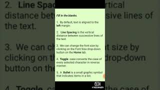 Class 5th || Formatting a document || Exercises || Part 2 ||