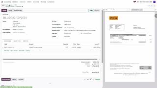 Reconcillation using a draft invoice