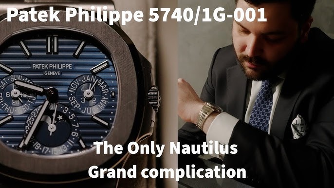 PATEK PHILIPPE, NAUTILUS, REF 5740/1G-001, WHITE GOLD PERPETUAL CALENDAR  BRACELET WATCH, MADE IN 2019, Important Watches, 2020