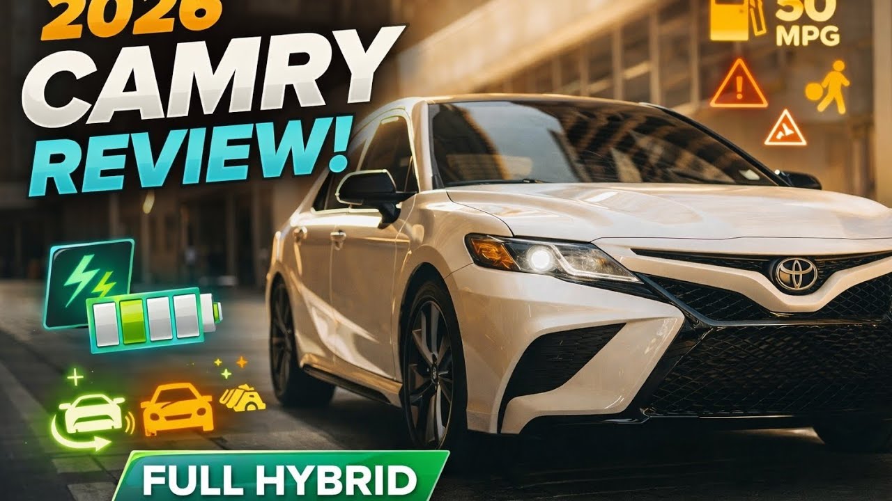 2026 Toyota Camry Review: Hybrid-Only, 50+ MPG, New Design | Is This the Best Sedan Yet?