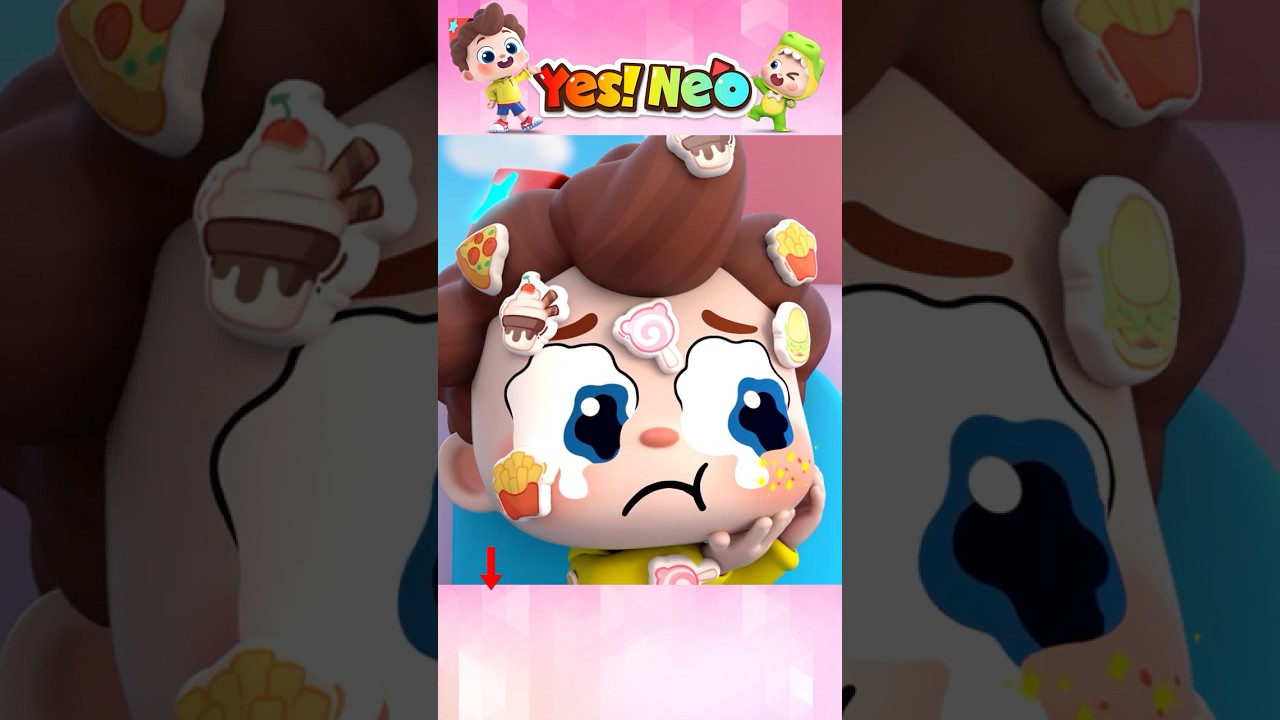 Learn Good Habits and Healthy Eating | Neo Has Sticker Pox | Nursery Rhymes & Toddlers Songs 