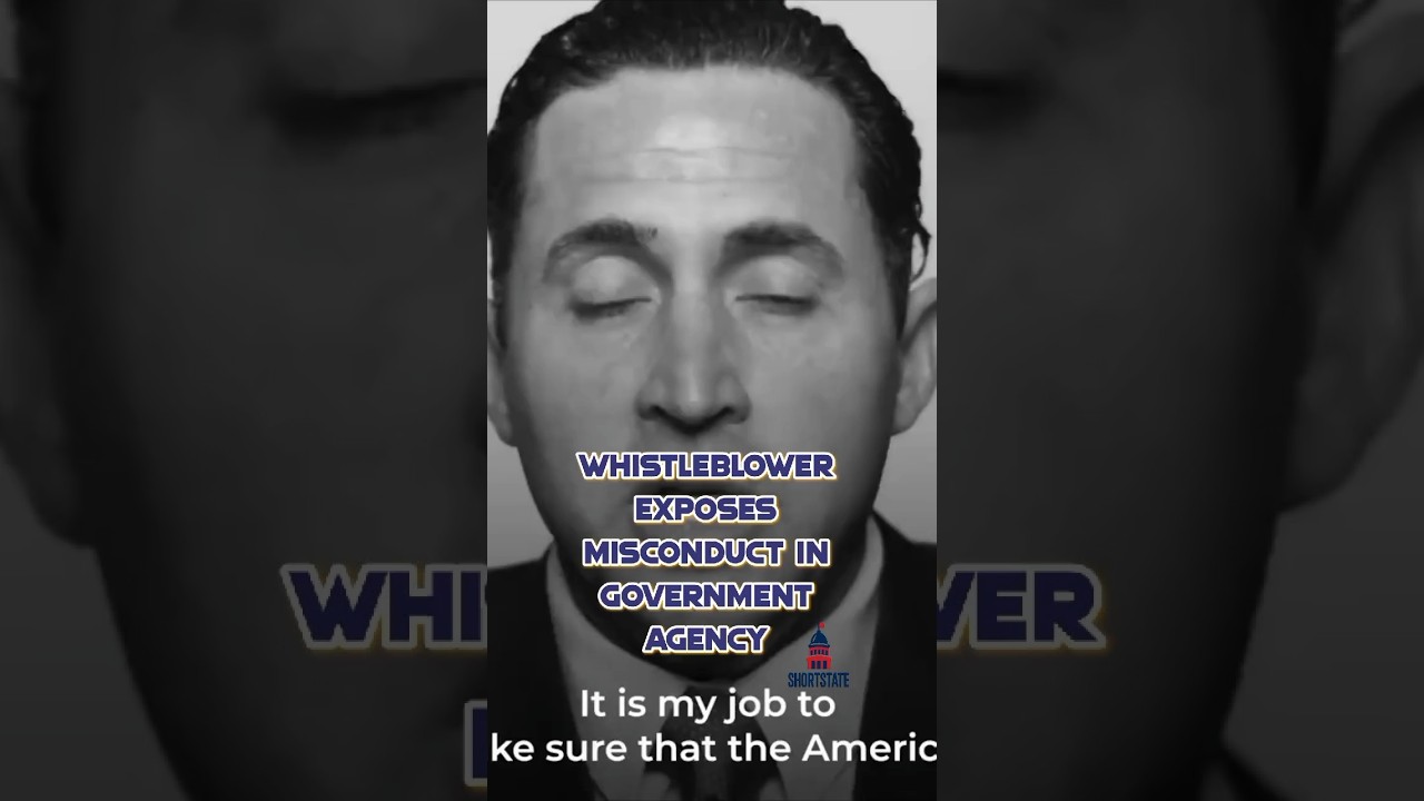 Whistleblower exposes misconduct in government agency 