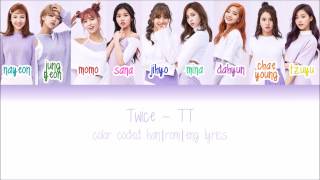 Twice   TT (color coded/han/rom/eng/lyrics)