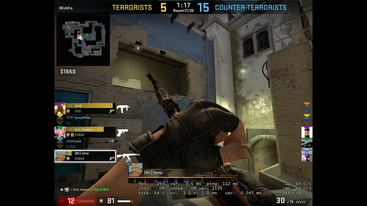 A clean jump n' shoot by Simp!