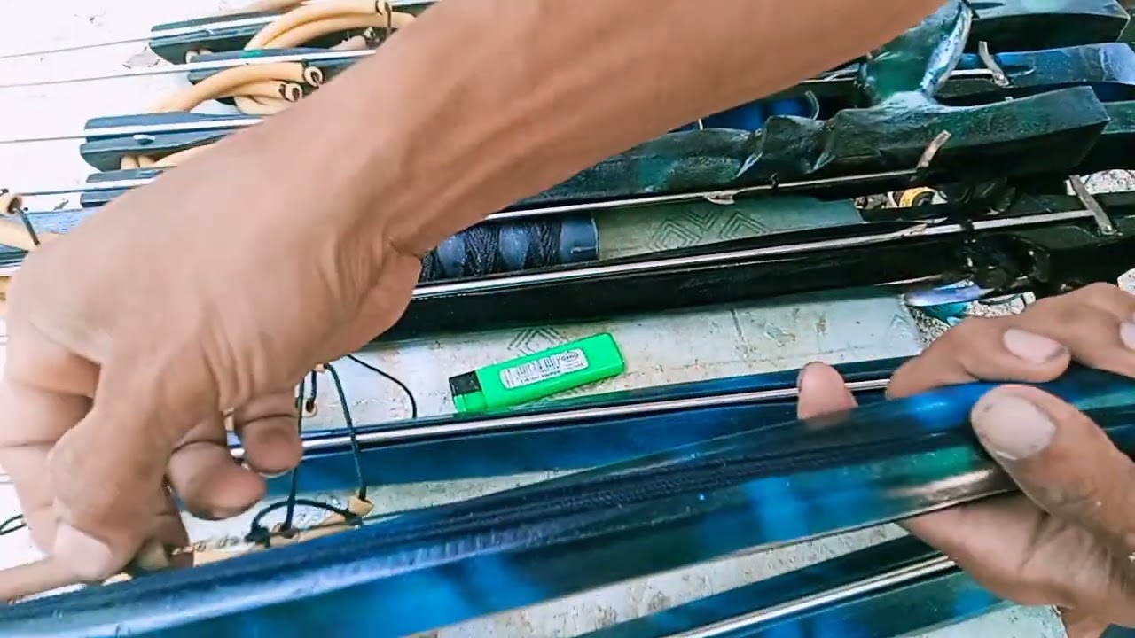 para sa mga beginners pag kabit Ng line oh (tali)