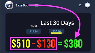 EazyBot Made $380 in 30 Days - Crypto Trading Bot Review For Binance & Kucoin